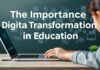 Eğitimde Dijital Dönüşümün Önemi The Importance of Digital Transformation in Education