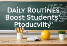 Öğrencilerin Verimliliğini Artırmak için Gündüz Rutinleri Daily Routines to Boost Students' Productivity