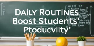 Öğrencilerin Verimliliğini Artırmak için Gündüz Rutinleri Daily Routines to Boost Students' Productivity