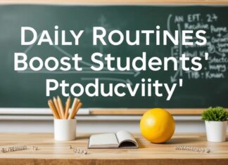 Öğrencilerin Verimliliğini Artırmak için Gündüz Rutinleri Daily Routines to Boost Students' Productivity