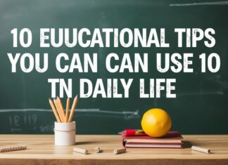 Günlük Yaşamda Kullanabileceğiniz 10 Eğitim İpuçları 10 Educational Tips You Can Use in Daily Life