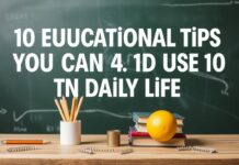 Günlük Yaşamda Kullanabileceğiniz 10 Eğitim İpuçları 10 Educational Tips You Can Use in Daily Life