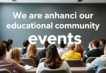 Yerel Etkinliklerle Eğitim Topluluğumuzu Geliştiriyoruz We are enhancing our educational community through local events.