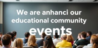 Yerel Etkinliklerle Eğitim Topluluğumuzu Geliştiriyoruz We are enhancing our educational community through local events.